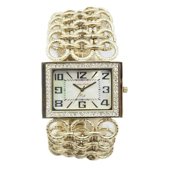 Charles Delon Dress/Formal Style Gold Watch  display picture 2
